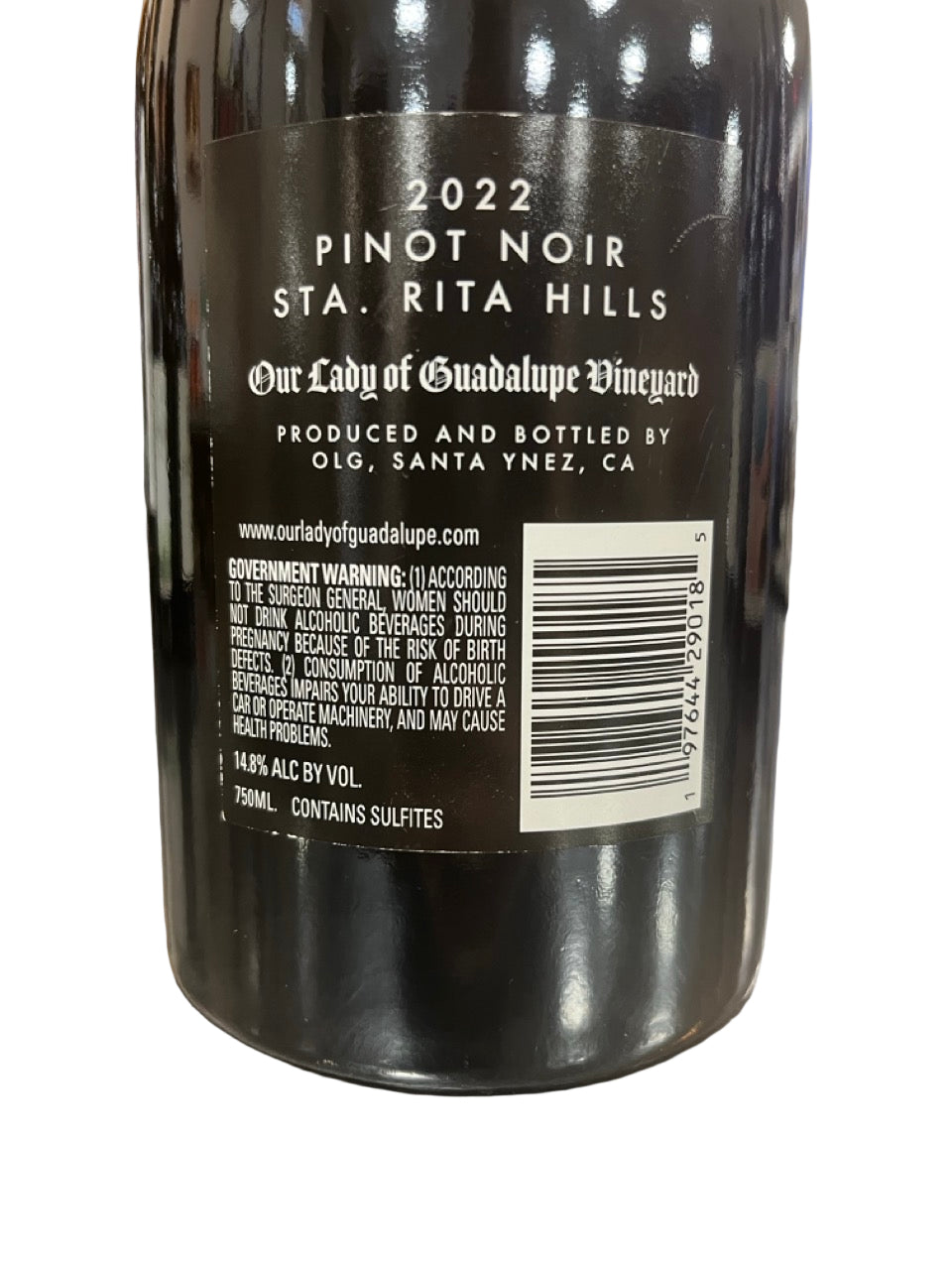Our Lady Guadalupe Sta. Rita Hills Pinot Noir 2022 750ml