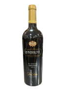 Bottle of Rombauer Vineyards wine on a white background