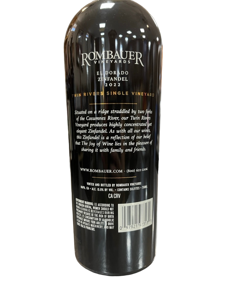Rombauer Vineyards El Dorado Zinfandel 2022 750ml