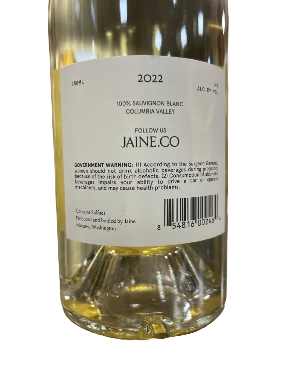 Jaine Sauvignon Blanc 2022 750ml