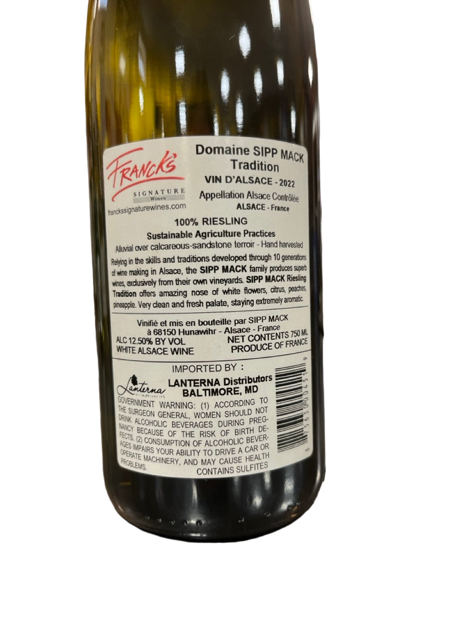 Sipp Mack Alsace Grand Cru Osterberg Riesling 2016 750ml