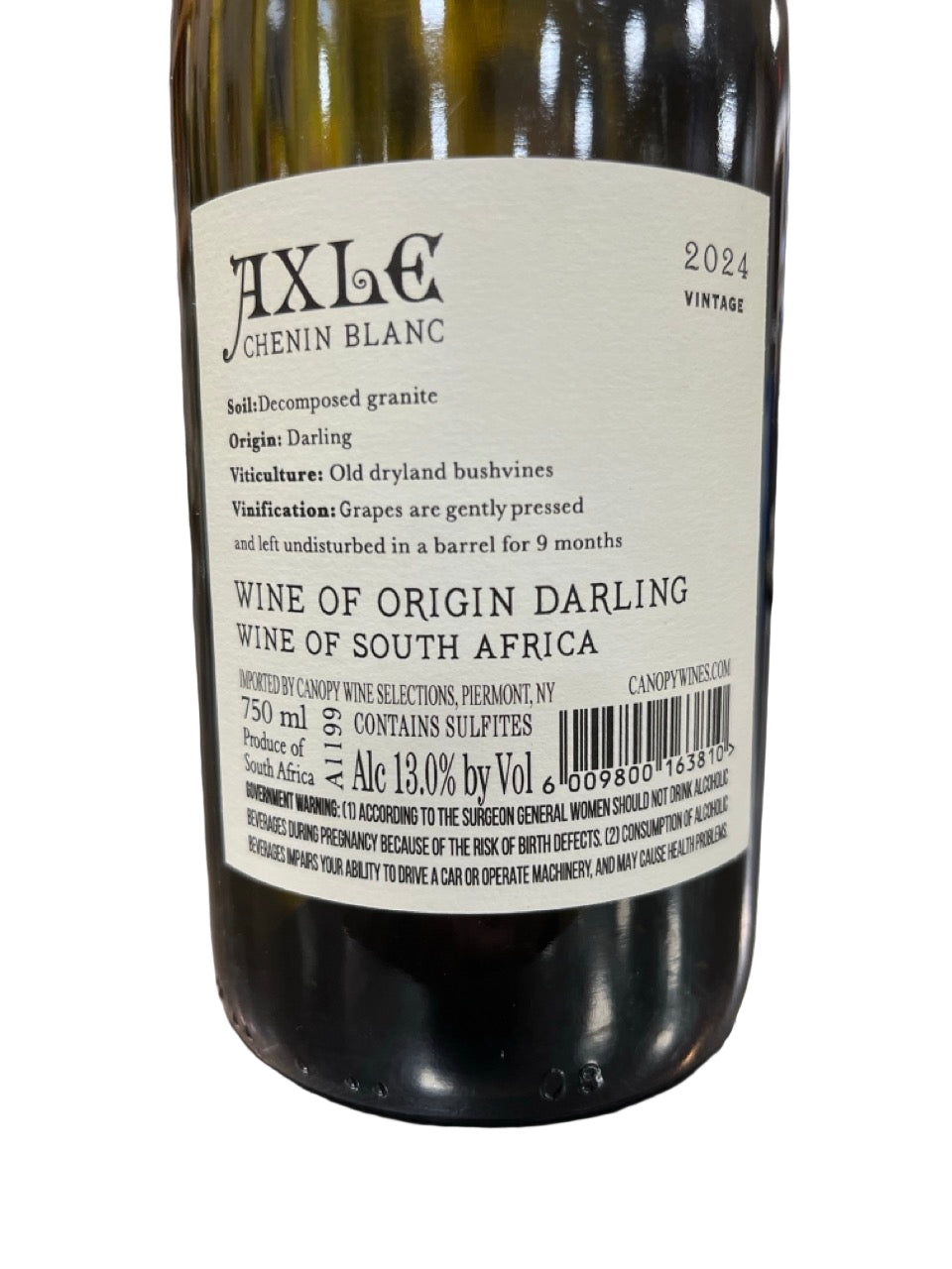 Axle Chenin Blanc 2024 750ml