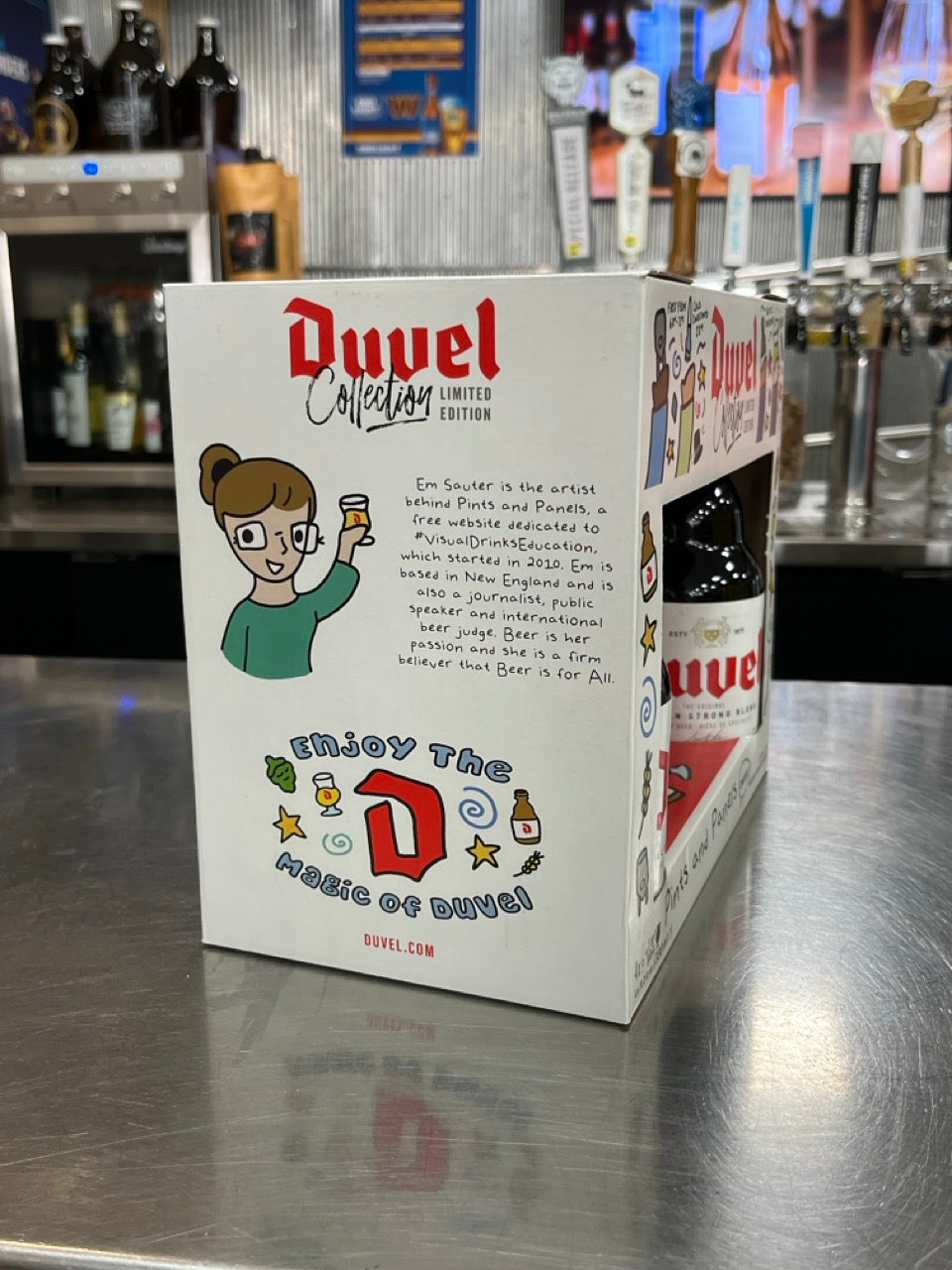 Duvel Belgian Beer Collection Limited Edition 4 Pints and Art Collection Glass